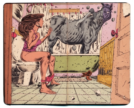 bathroom_horse